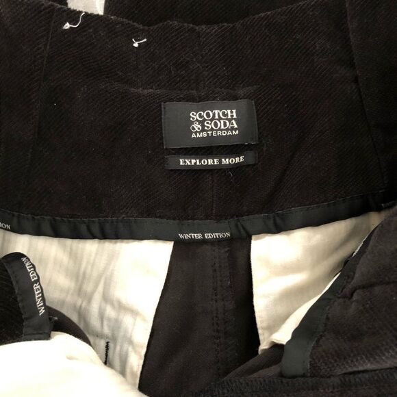 Scotch & Soda Daisy High-rise Paper Bag Pants Winter Edition Black Size Small - Picture 8 of 15